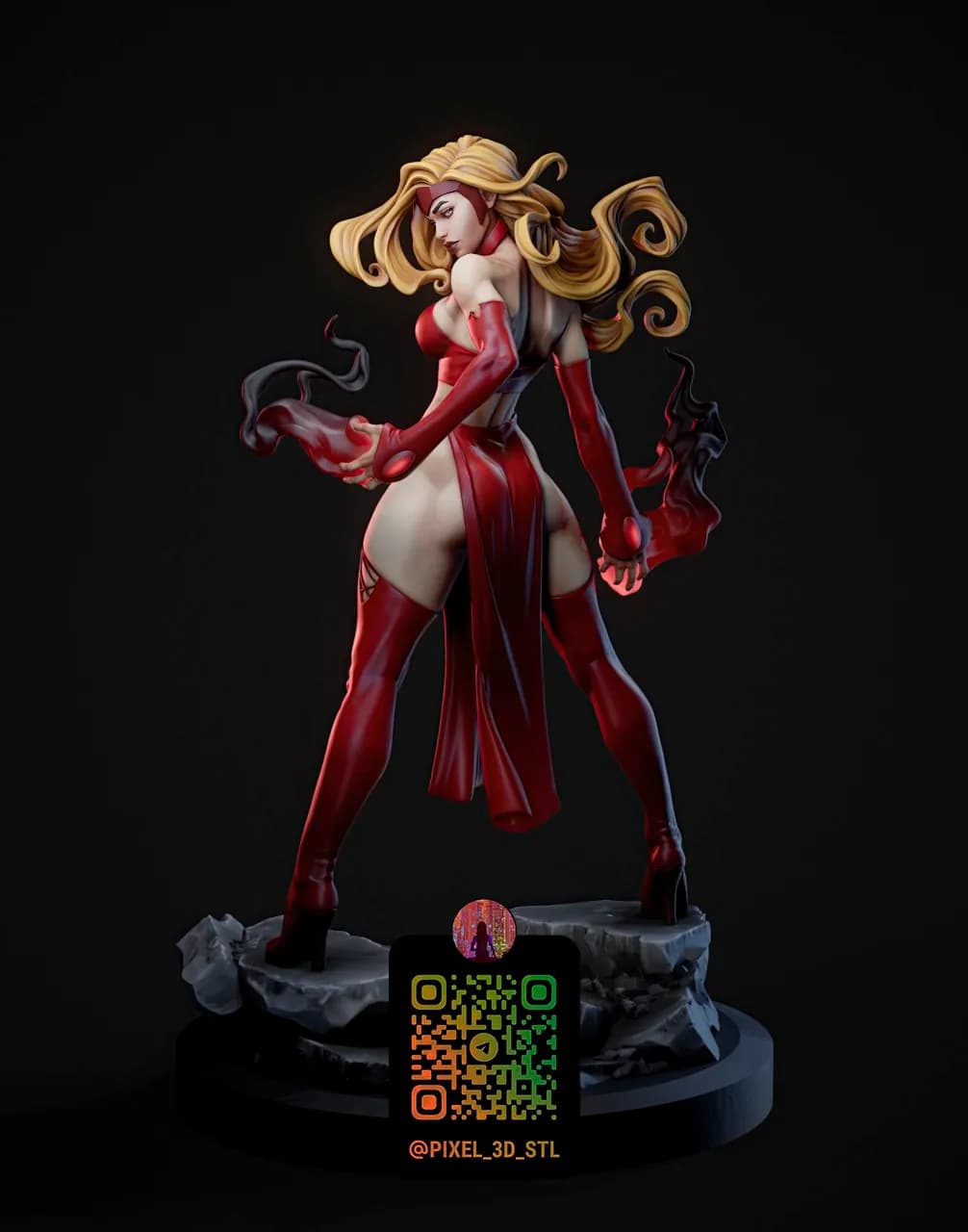 STL - Scarlet Witch Marvel 3