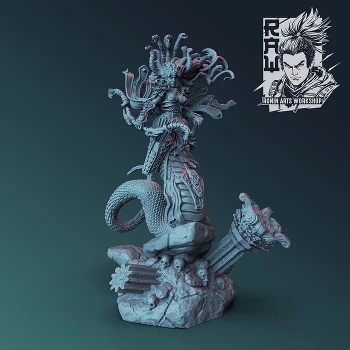 STL - scerastya greatgorgon render 2