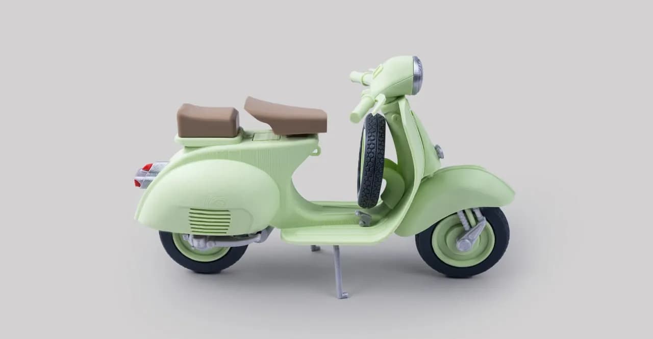 STL - Scooter Vespa Cafe Racer