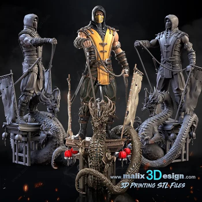 STL - Scorpion de Mortal Kombat