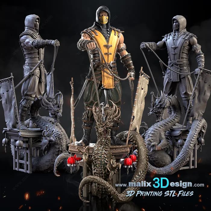 STL - Scorpion de Mortal Kombat