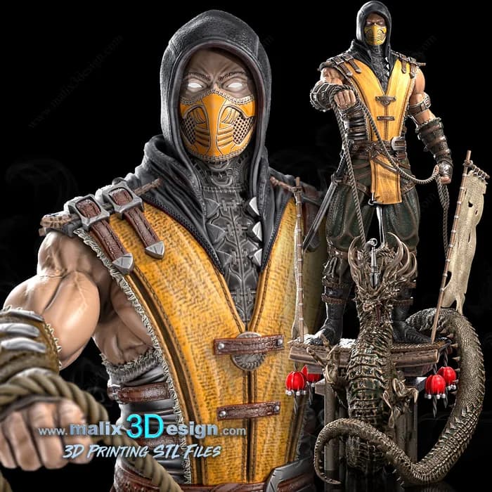 STL - Scorpion de Mortal Kombat