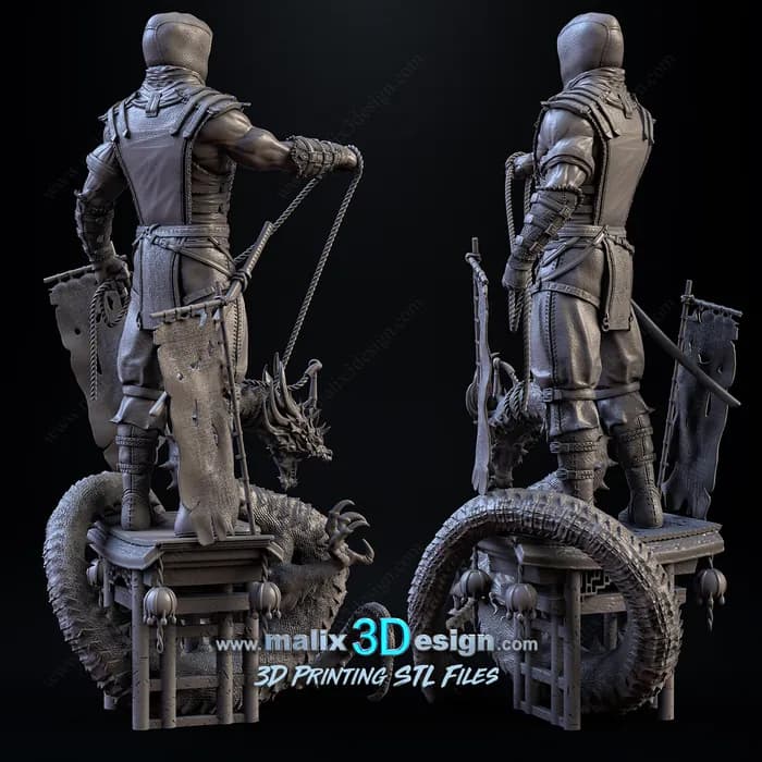 STL - Scorpion de Mortal Kombat