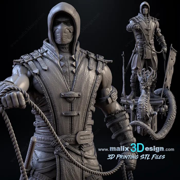 STL - Scorpion de Mortal Kombat
