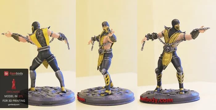 STL - scorpion mortal kombat