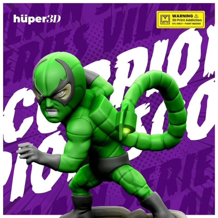 STL - scorpion spiderman