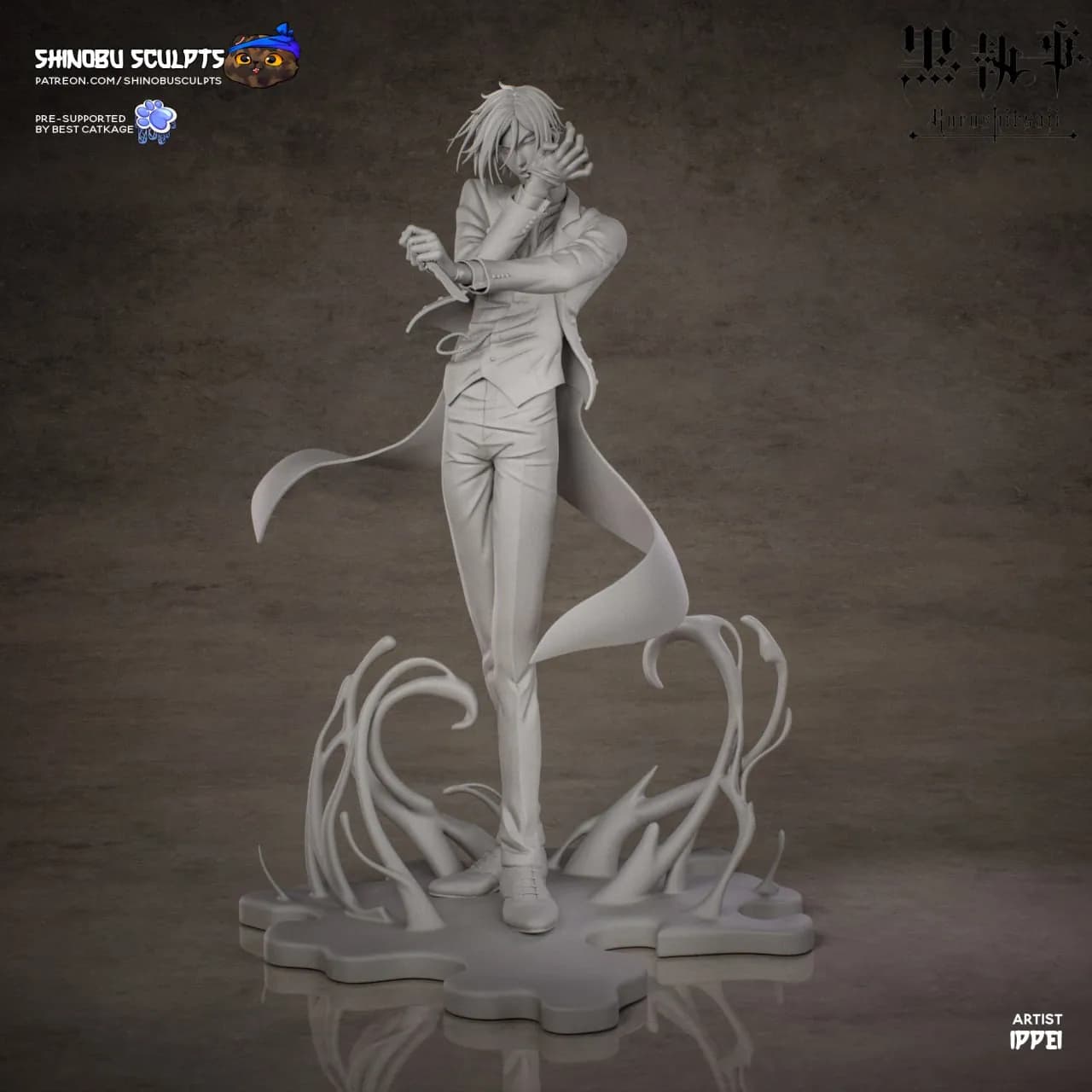 STL - Sebastian Michaelis Kuroshitsuji render 4