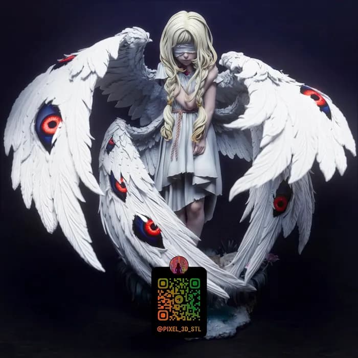 STL - Seraphim Angel con Ojos