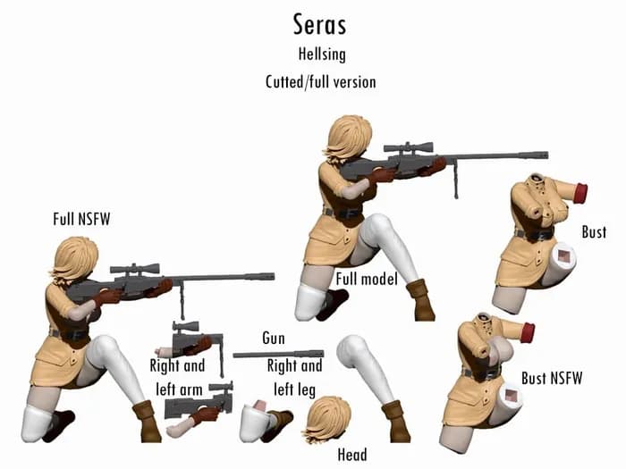 STL - seras + nsfw
