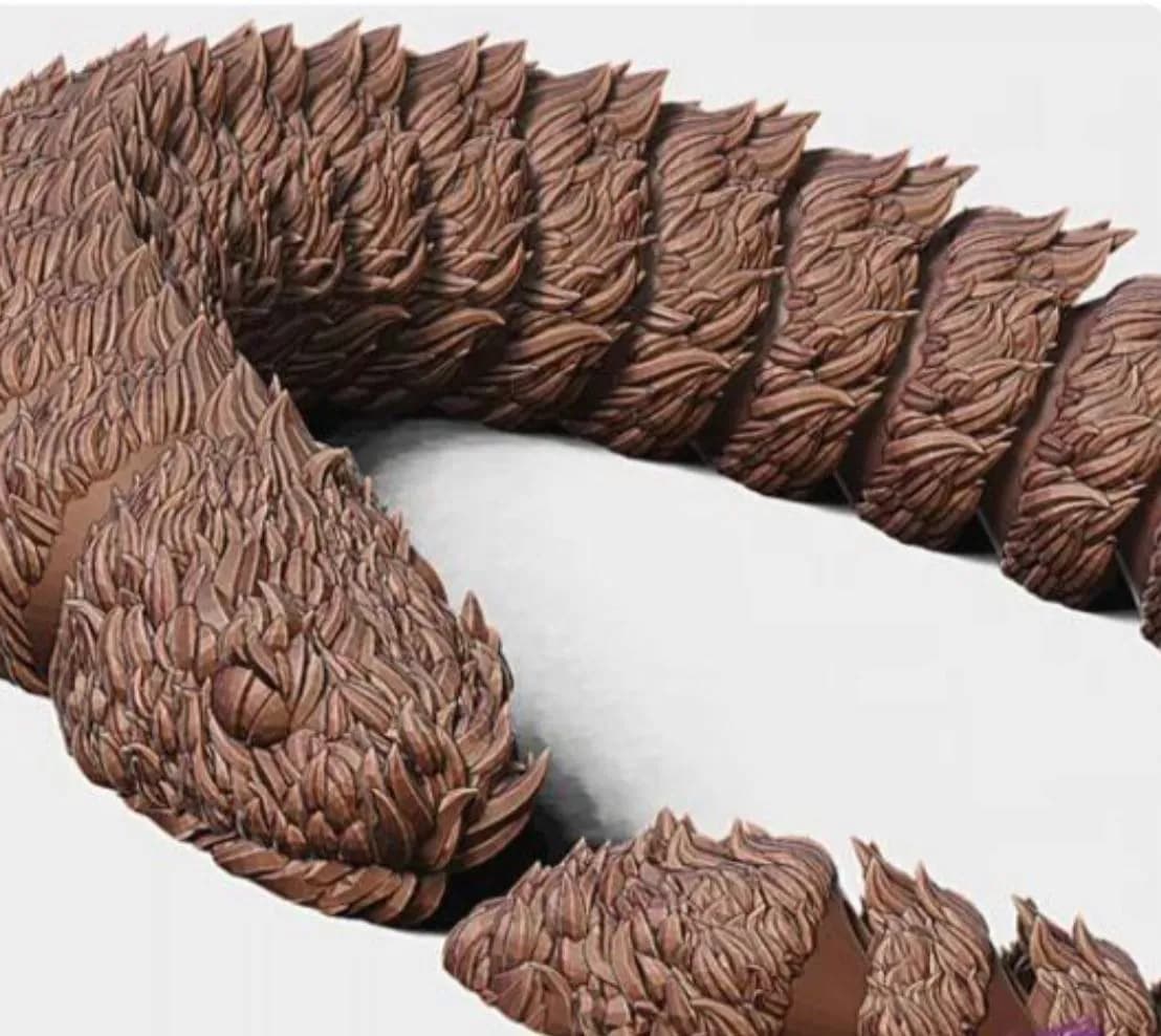 STL - Serpiente de Roca Articulada