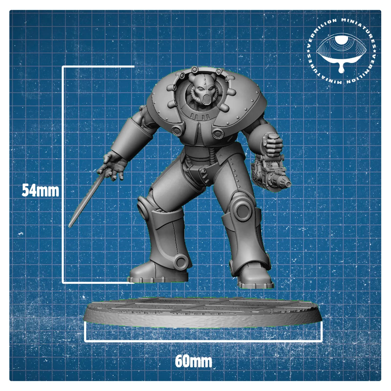 STL - Servicio secreto Vermilion render 3