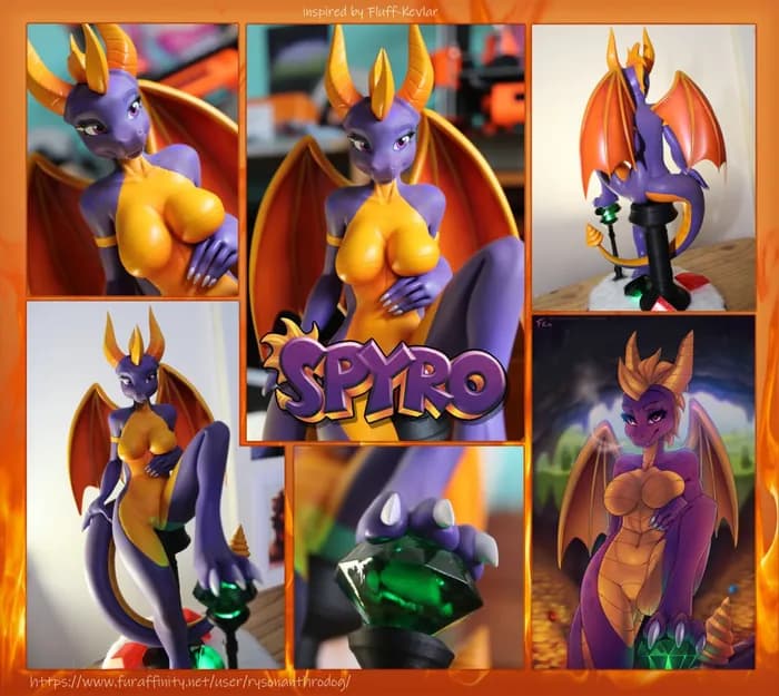 STL - sexy spyro