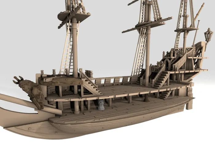 STL - sg galleon render 2