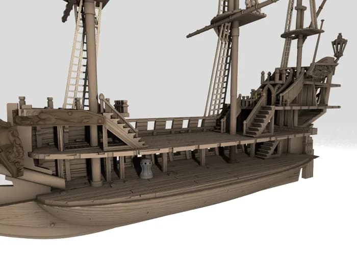 STL - sg galleon render 3