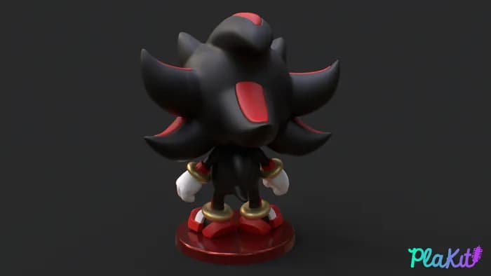 STL - shadow the hedgehog render 3