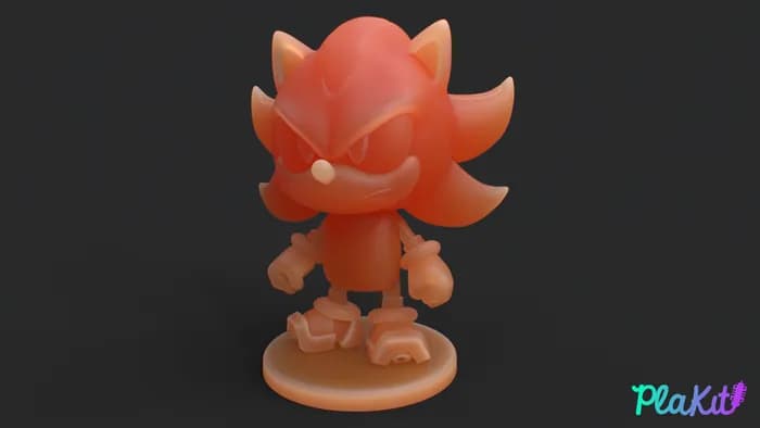 STL - shadow the hedgehog render 4