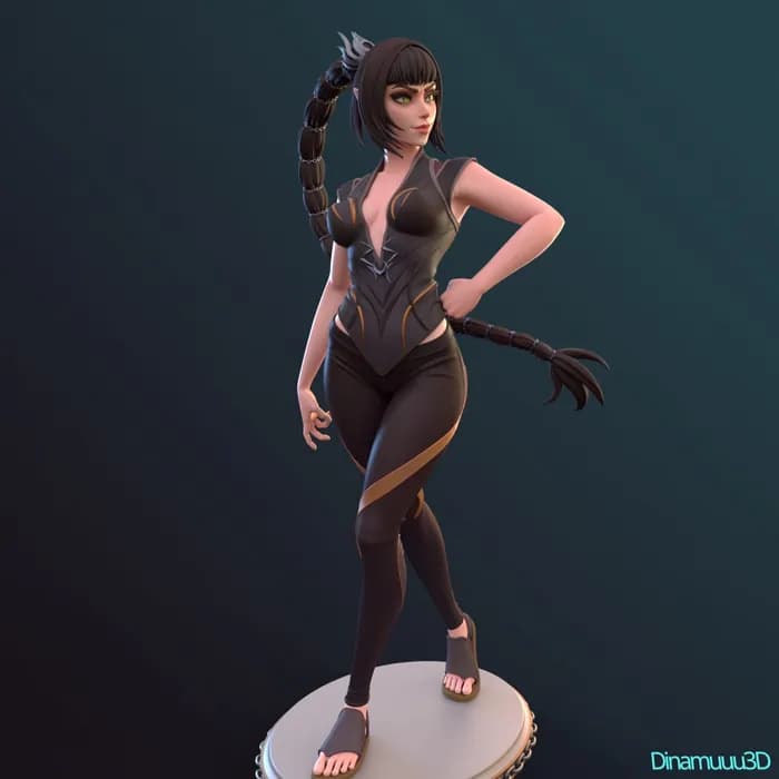 STL - shadowheart main 2 render 3