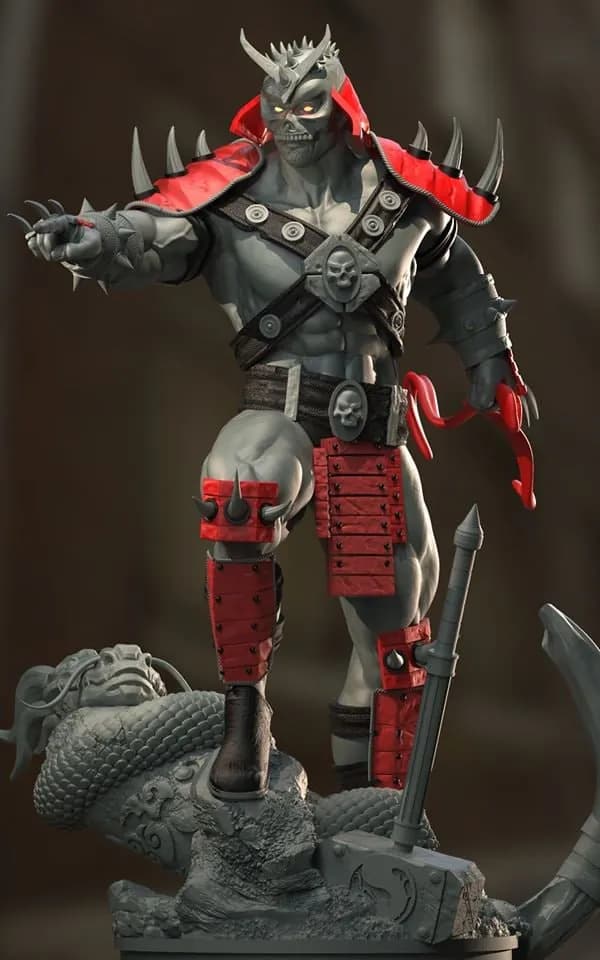 STL - shao kahn from mortal kombat