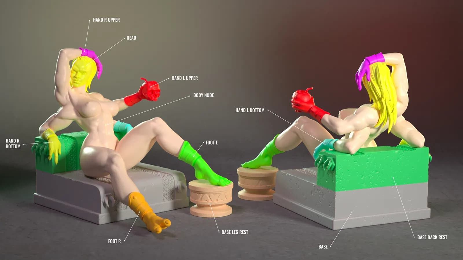 STL - Sheeva Torrida render 3
