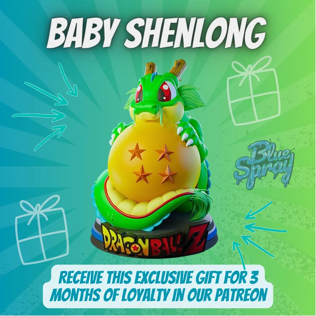 STL - Shenlong bebé de Dragon Ball Z