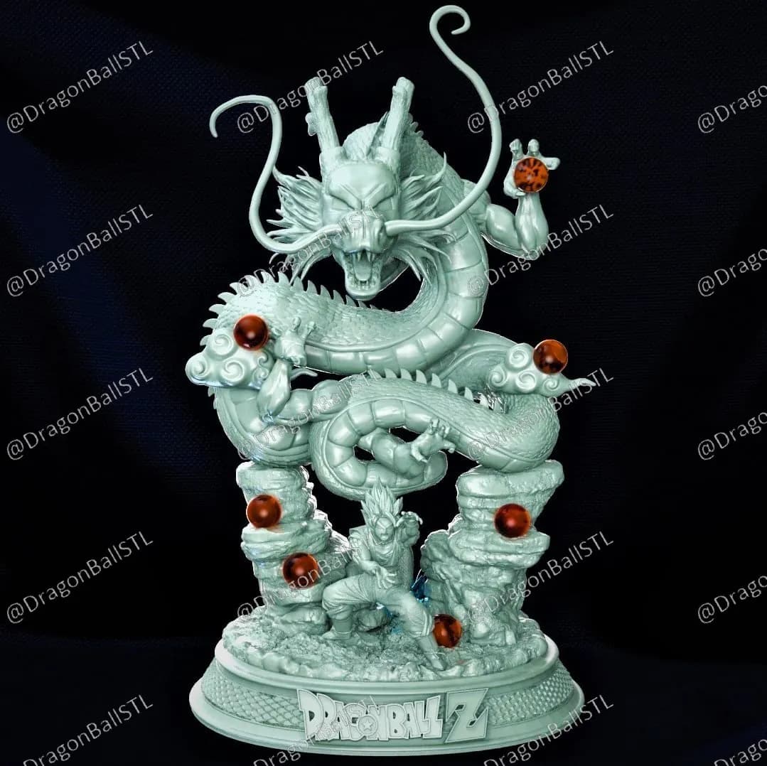 STL - Shenron con Goku