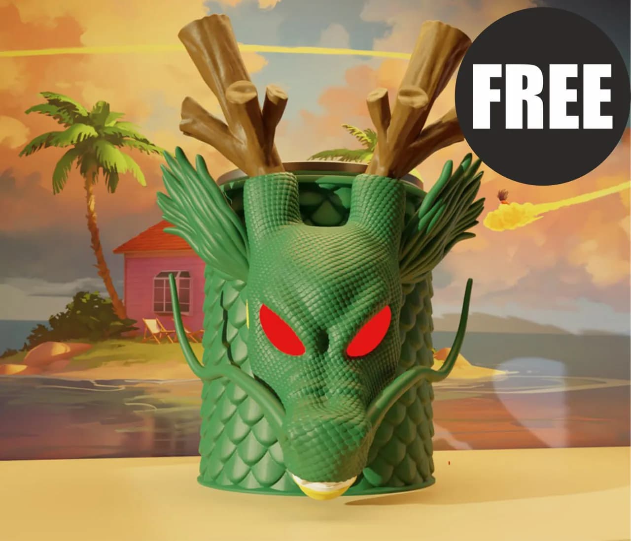 STL - Shenron de Dragon Ball 2