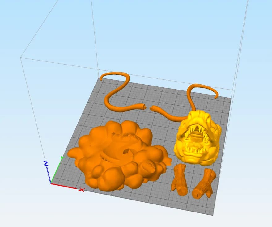 STL - Shenron Figura render 5