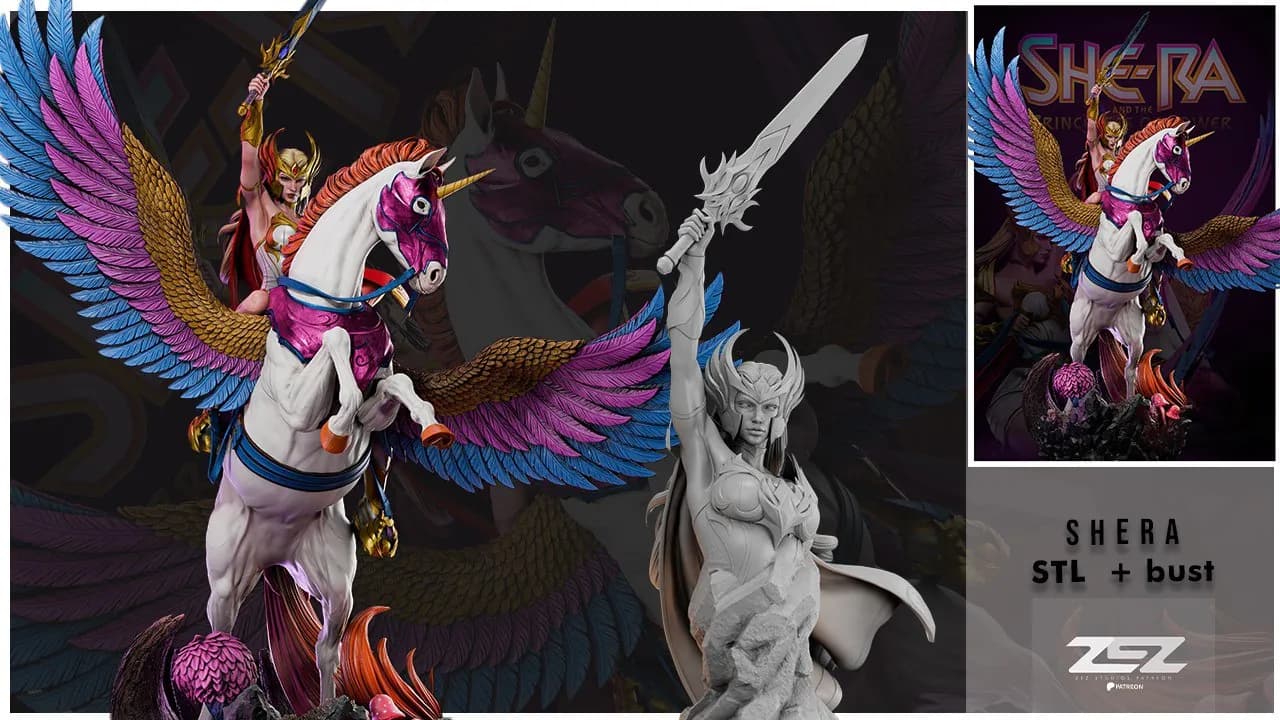 STL - Shera y busto