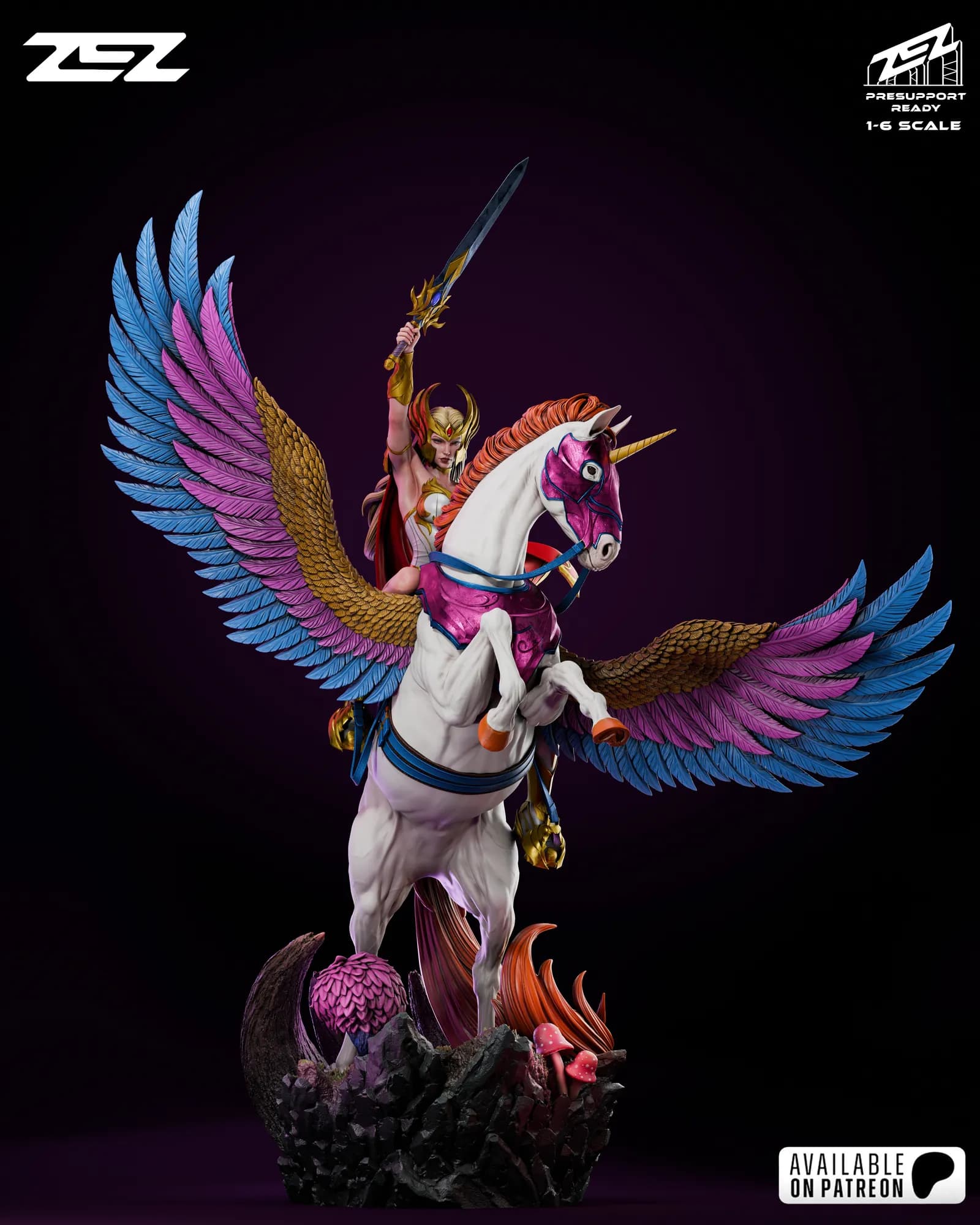 STL - Shera y busto render 2