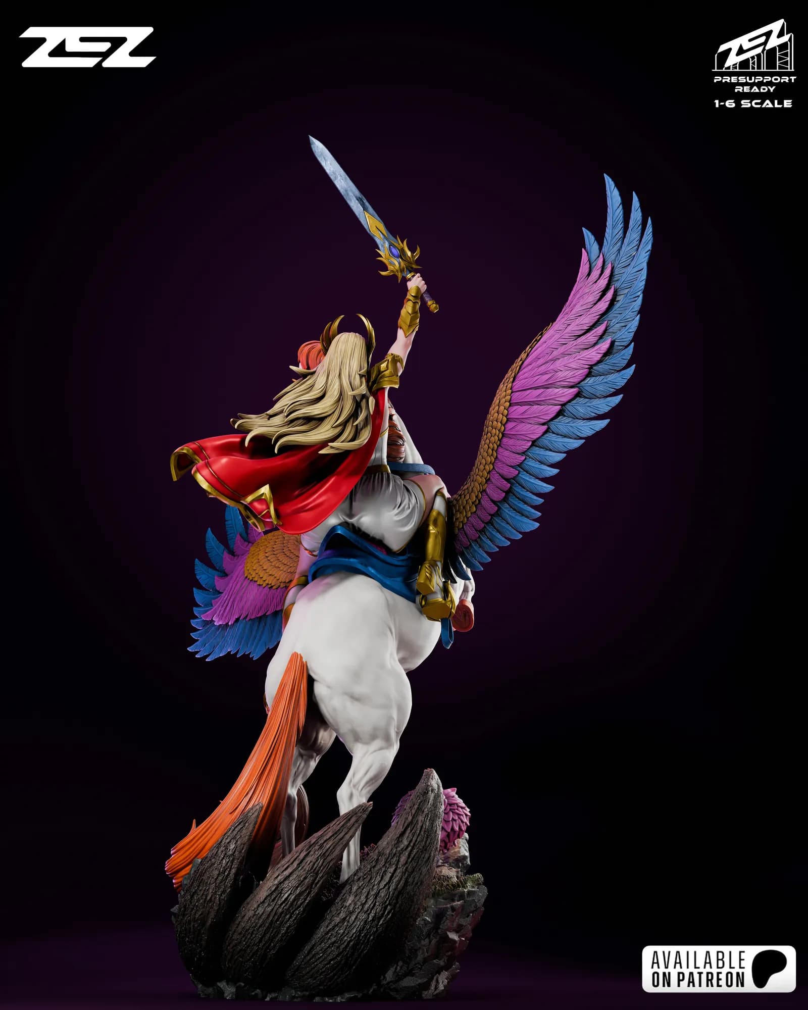 STL - Shera y busto render 3