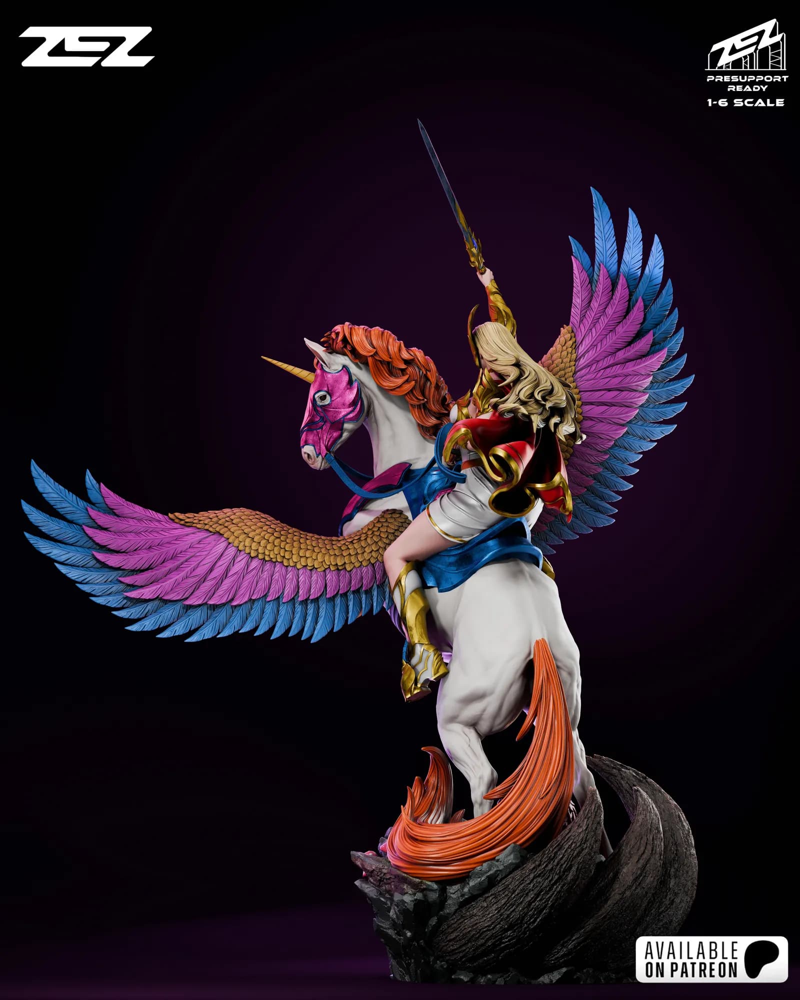 STL - Shera y busto render 4