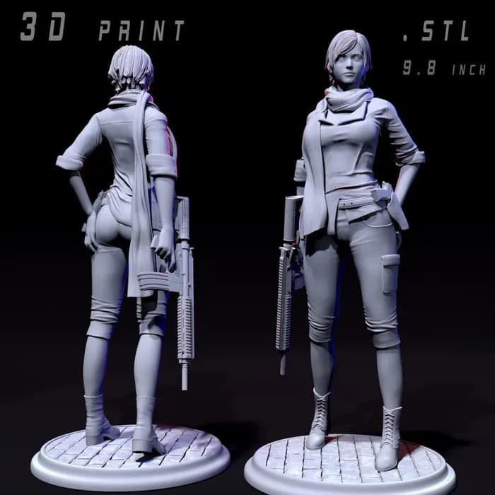 STL - sherry birkin resident evil 6