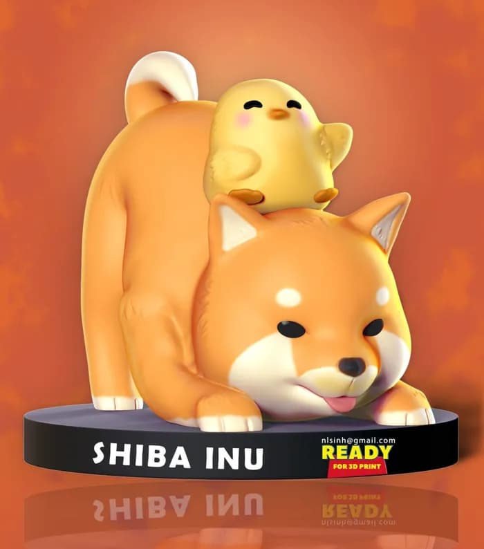 STL - shiba inu