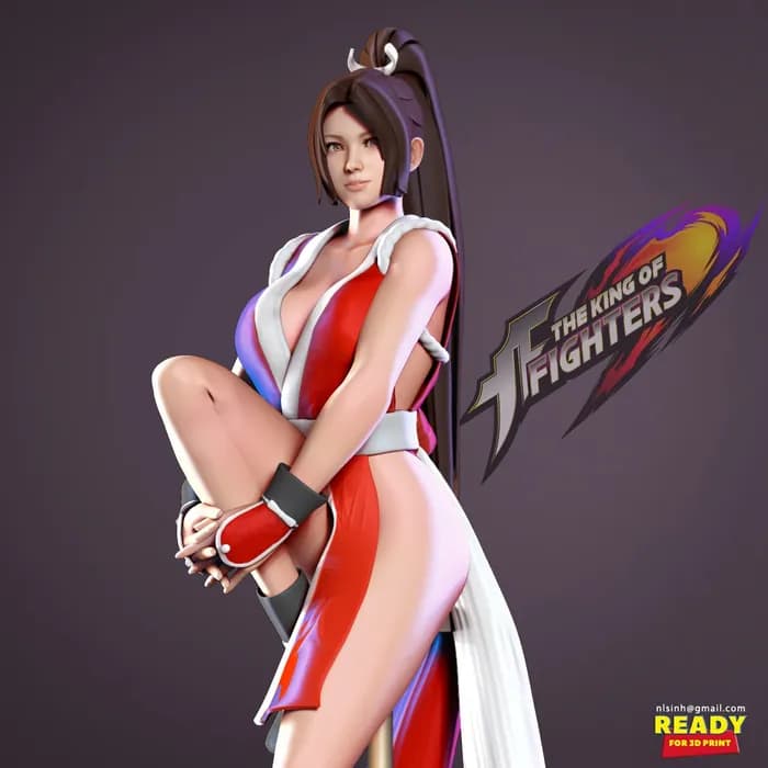 STL - shiranui mai kof fanart