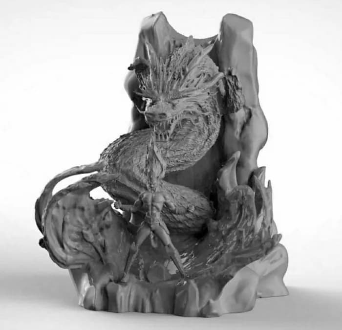 STL - Shiryu Figura Dragón