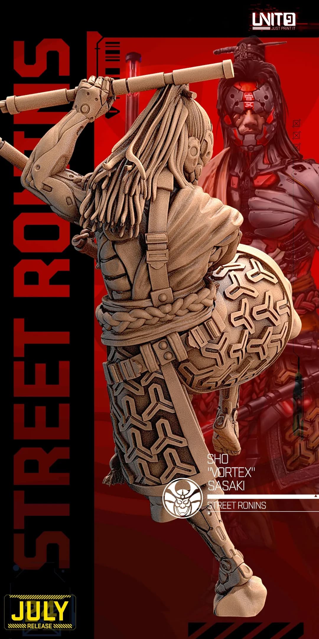 STL - Sho "Vortex" Sasaki Street Ronins render 5
