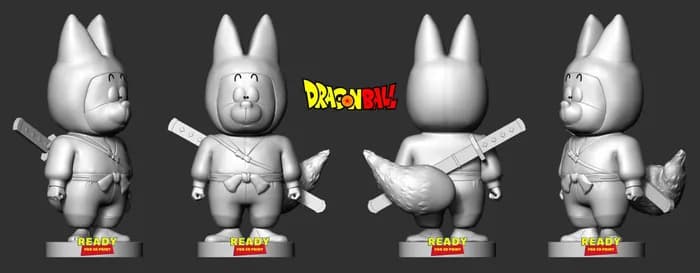 STL - shu dragon ball fanart render 2