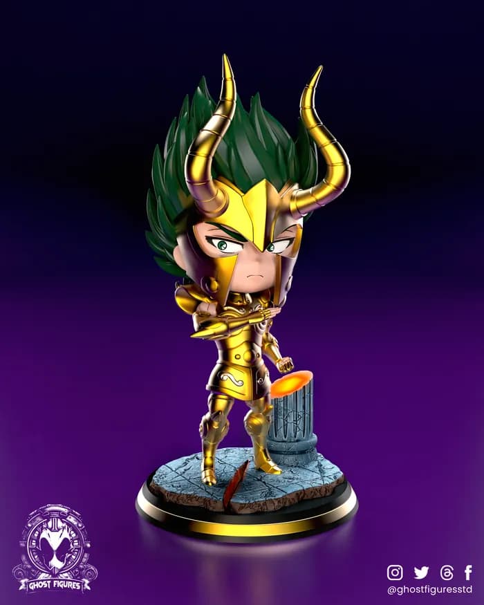 STL - shura chibi ghost figures