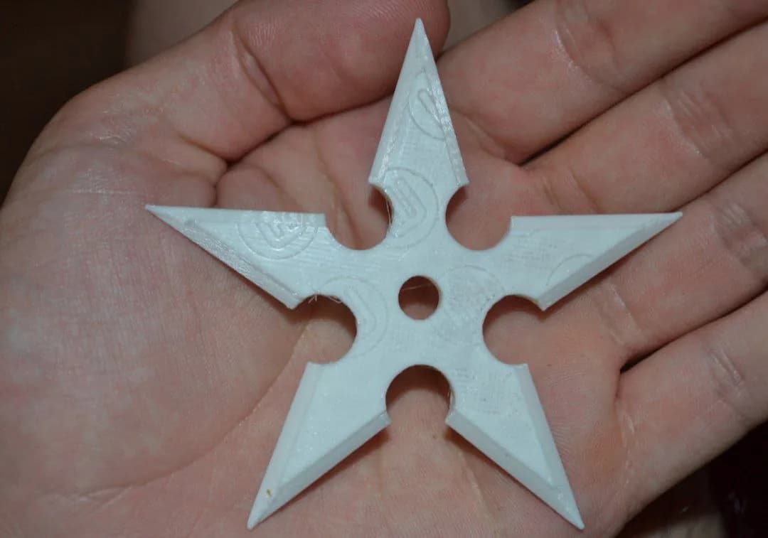STL - Shuriken de 5 puntas