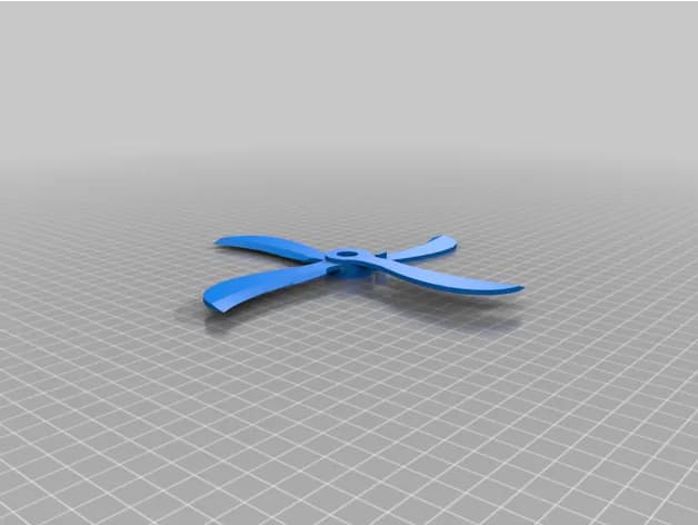 STL - Shuriken Viento Demoníaco render 2