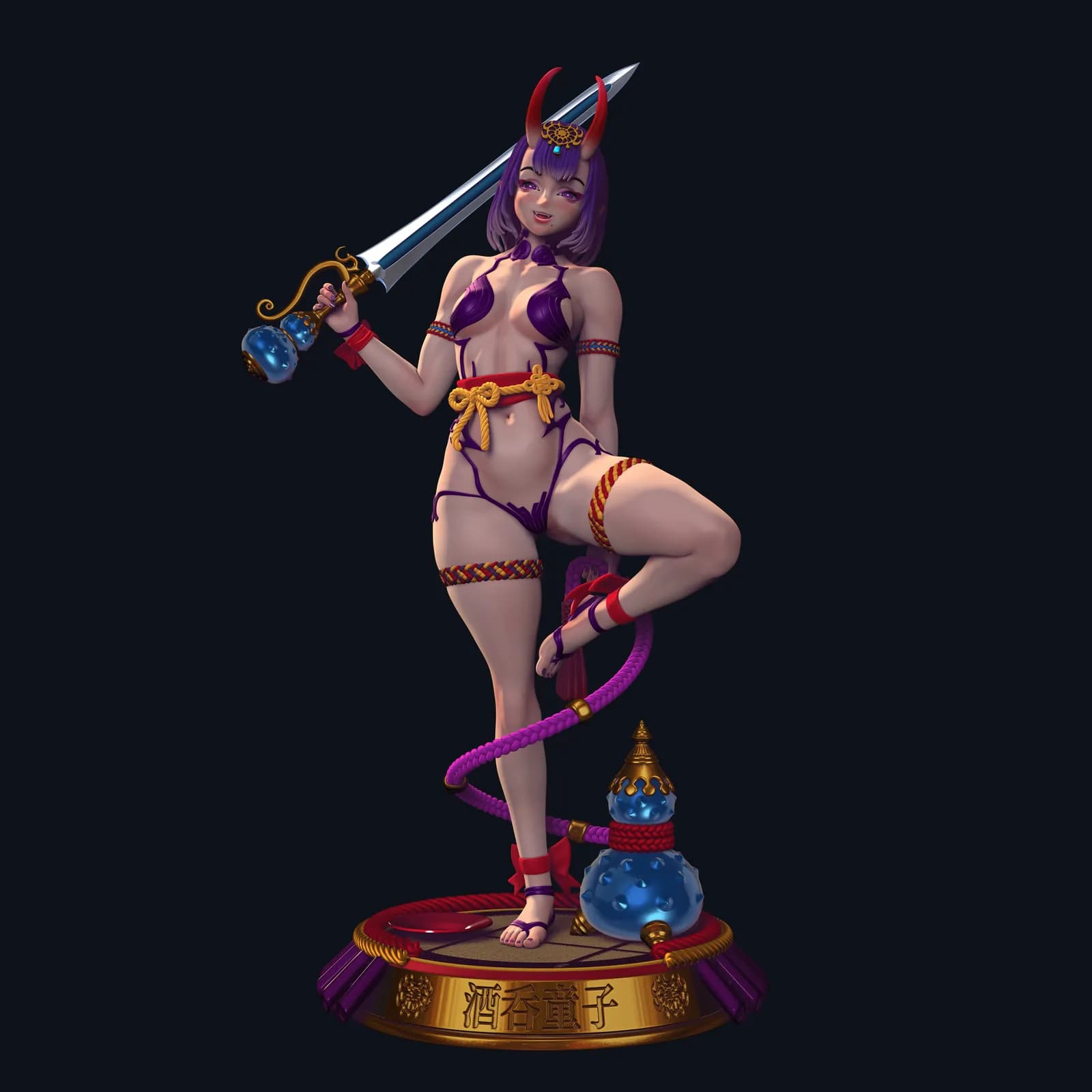 STL - Shuten Doji figura de demonio
