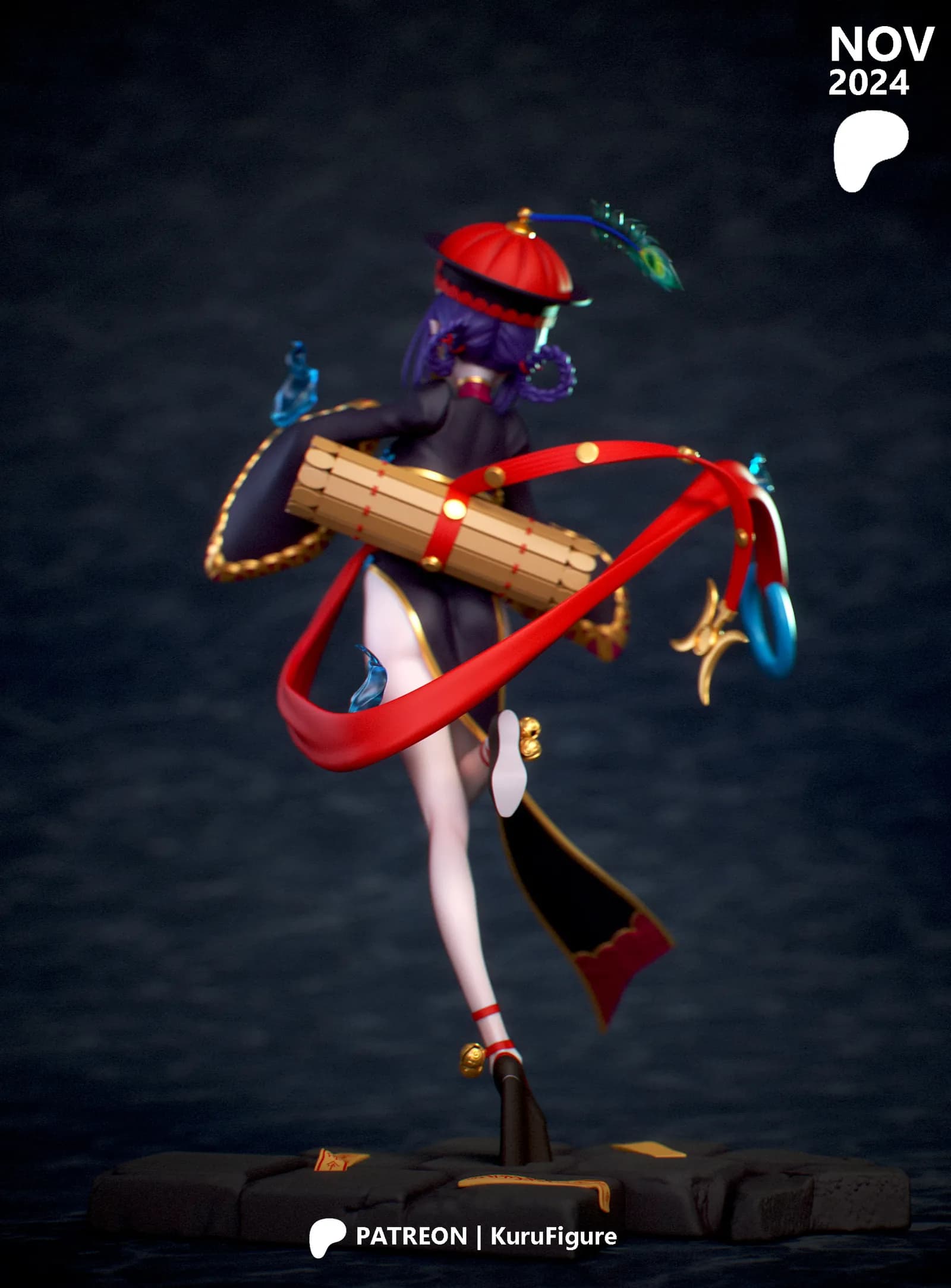 STL - Shuten Douji Figura render 5