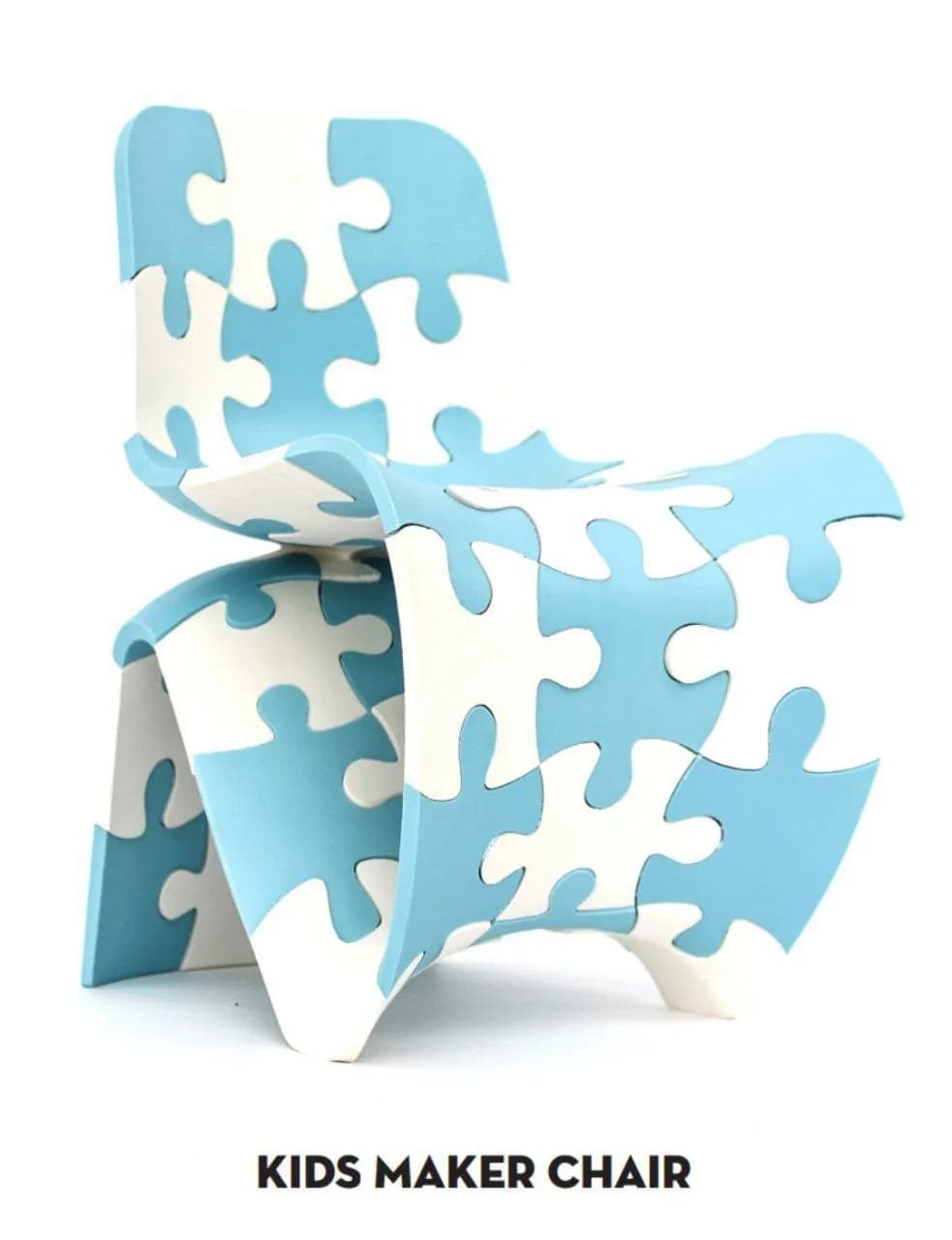 STL - Silla infantil tipo rompecabezas