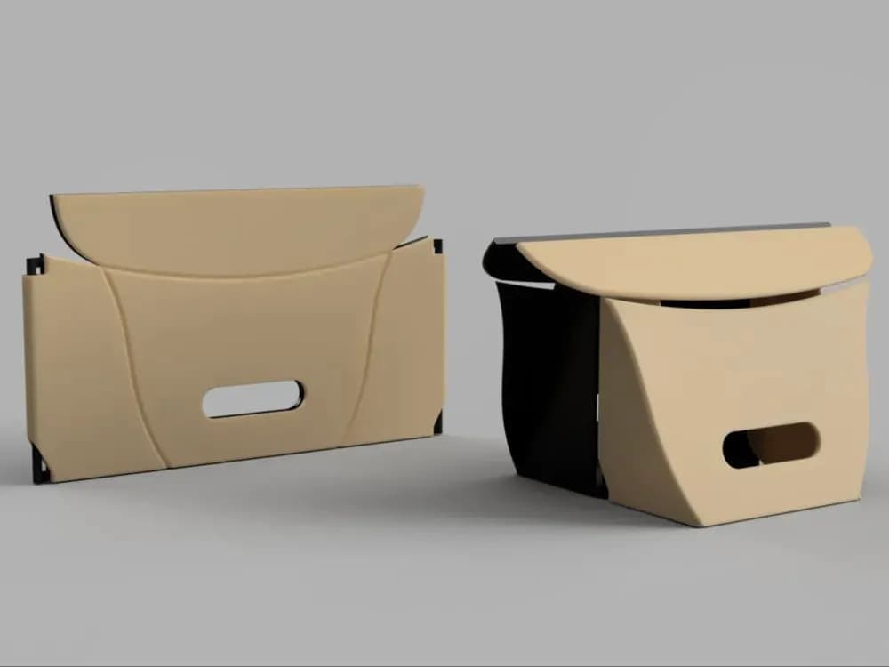 STL - Silla plegable minimalista