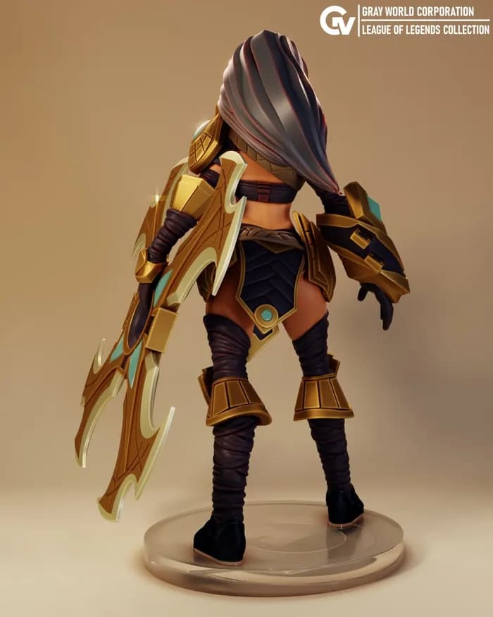 STL - sivir render 2