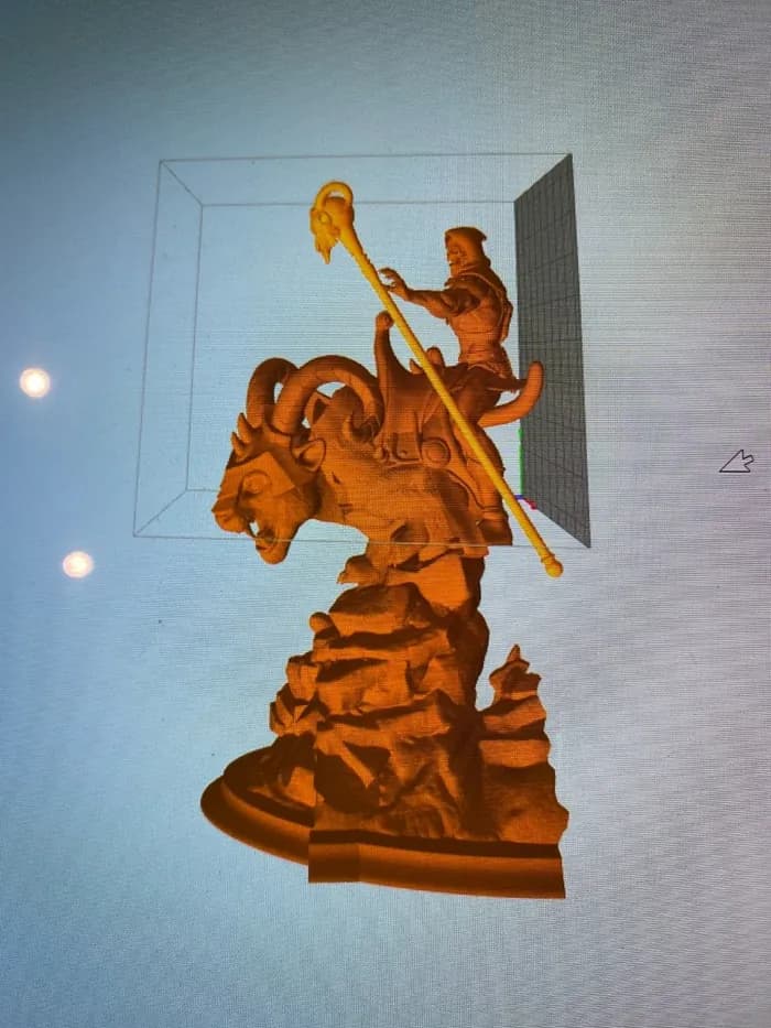 STL - Skeletor montando en carnero