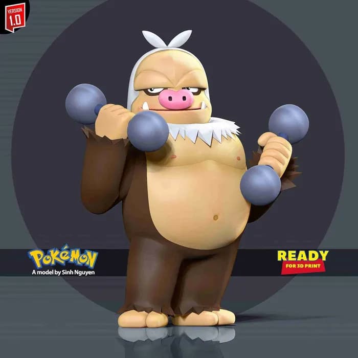 STL - slaking pokemon