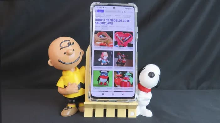 STL - snoopy base celular