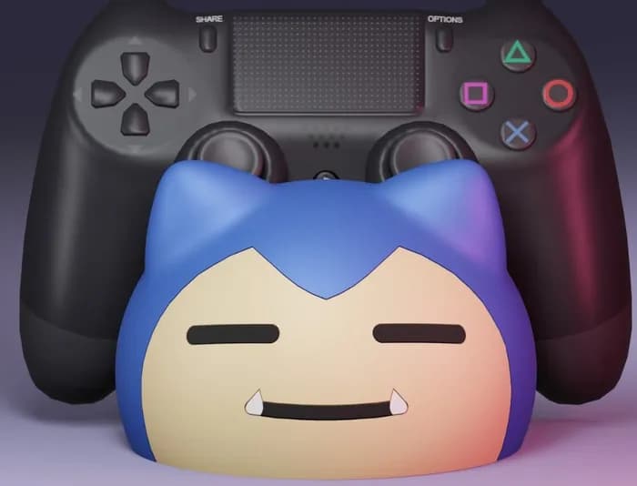 STL - snorlax joystick holder