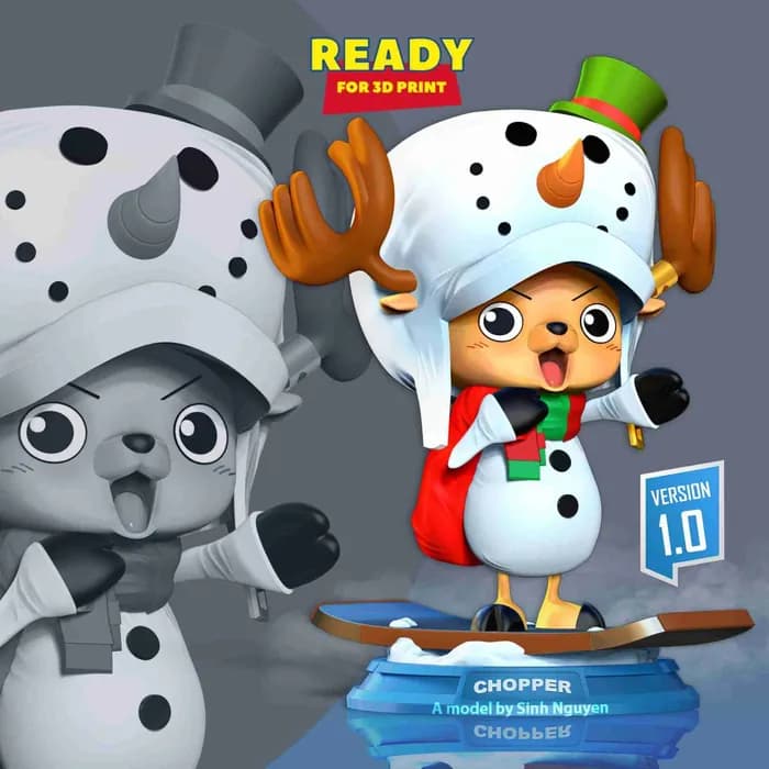 STL - snowman chopper